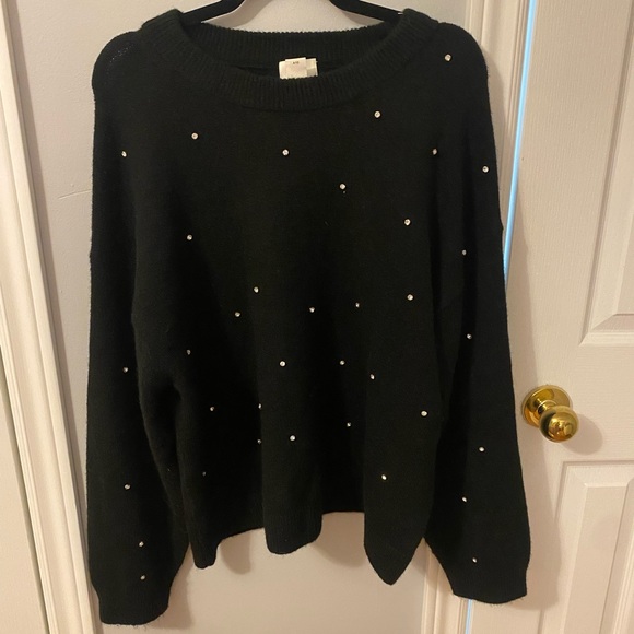 H&M Rhinestoned Sweater - Picture 1 of 3